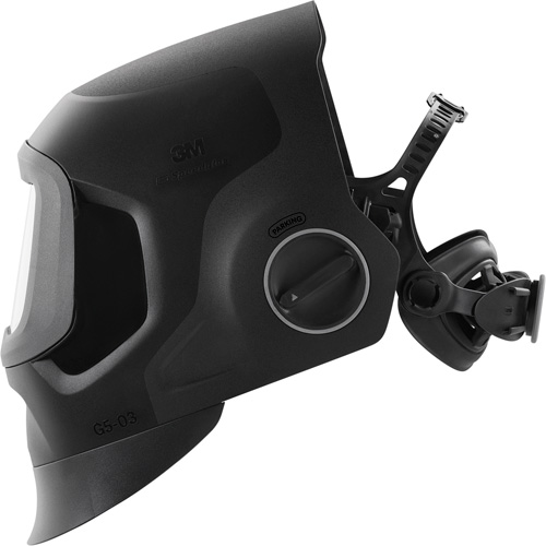 Speedglas G5-03 Pro Black Fixed Front Welding Helmet, 2.8" L x 4.3" W View Area, 2.5/5/8-13 Shade Range, Black Solutions industrielles ALPHA