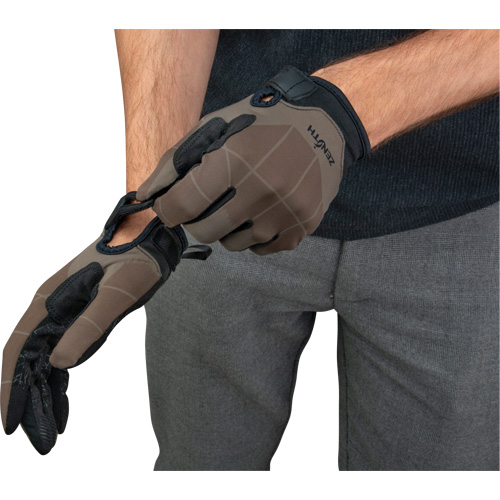 Flexible Utility Gloves, Synthetic Palm, Size Small Solutions industrielles ALPHA