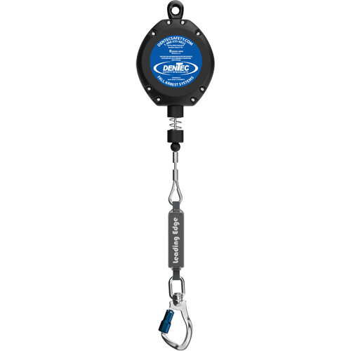 Cordage de s&eacute;curit&eacute; autor&eacute;tractable, 30', Acier galvanis&eacute;, Pivotant Solutions industrielles ALPHA