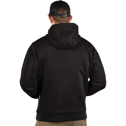 M12 Heated Hoodie with Battery, Men's, Medium, Black, Poly-Cotton Solutions industrielles ALPHA