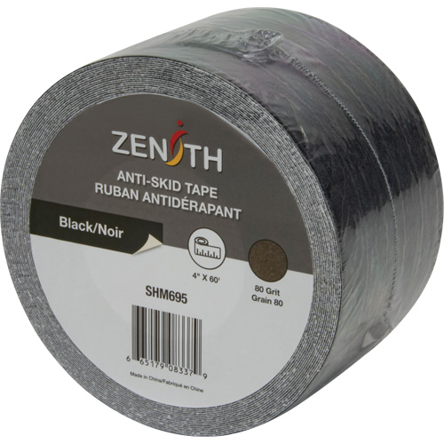 Ruban antid&eacute;rapant, 4" x 60', Noir Solutions industrielles ALPHA