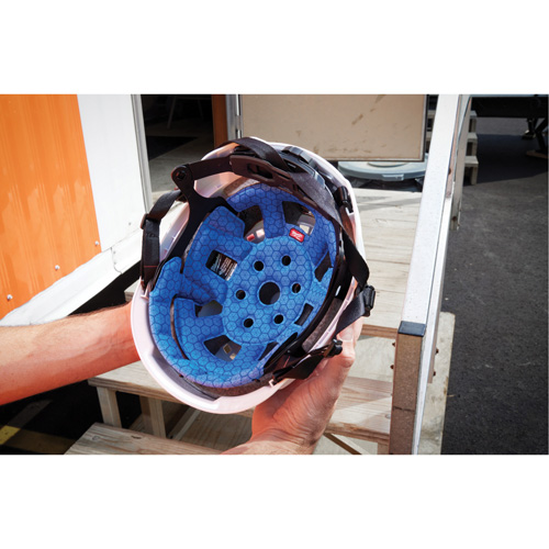 BOLT Safety Helmet Cooling Liner, Blue Solutions industrielles ALPHA