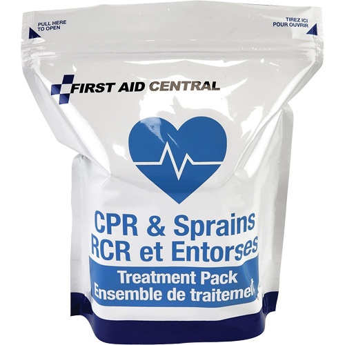 9-Piece CPR & Sprains Refill Pack for Emergency Response First Aid Kit Solutions industrielles ALPHA