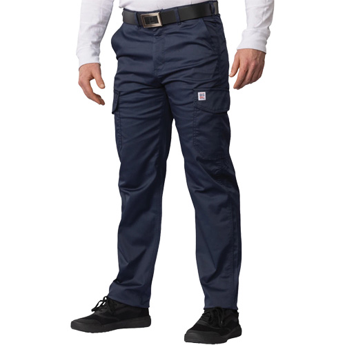 Pantalon cargo Big Flex, Poly-coton/Spandex, Bleu marin, Taille 28 Solutions industrielles ALPHA