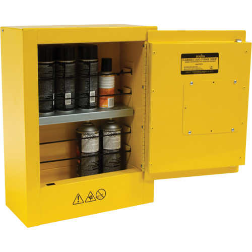 Armoire de s&eacute;curit&eacute; miniature pour produits inflammables, 2 gal., 1 Porte(s), 17" La x 22" h x 8" p Solutions industrielles ALPHA