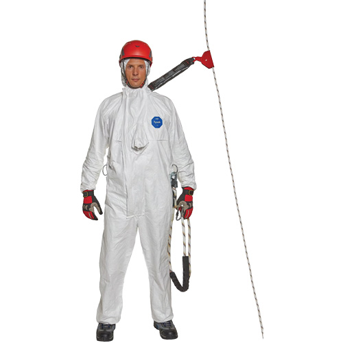 Harness-Compatible Disposable Coverall, Medium, White, Tyvek&reg; 500 Solutions industrielles ALPHA