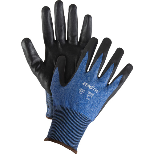 Gants l&eacute;gers et haute dext&eacute;rit&eacute; r&eacute;sistants &agrave; la coupe, Taille 9, Calibre 18, Rev&ecirc;tement Mousse de nitrile, Enveloppe en Acier inoxydable/PEHP/Tungst&egrave;ne, ASTM ANSI niveau A9 Solutions industrielles ALPHA