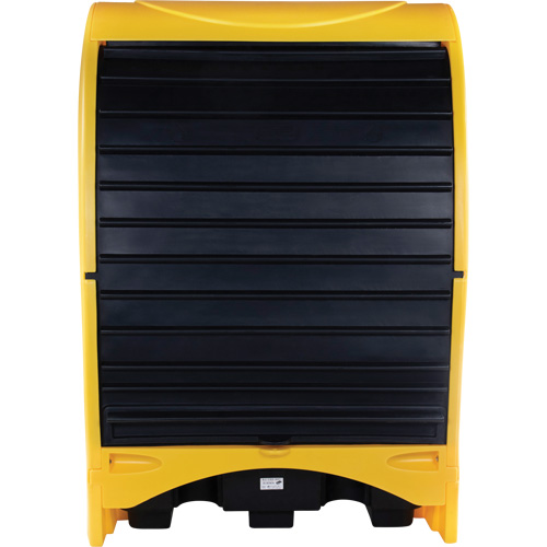 Palette contre les d&eacute;versements &agrave; couvercle dur pour 2 barils, 43,11" lo x 61,61" la x 83,07" h, Capacit&eacute; de charge 1433 lb Solutions industrielles ALPHA