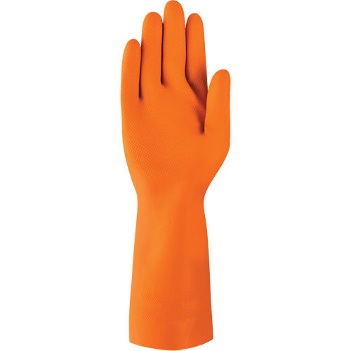 AlphaTec&reg; 87-208 Heavy-Duty Chemical-Resistant Gloves, Size 7, 12.8" L, Rubber Latex, Cotton/Flock-Lined Inner Lining, 29.5-mil Solutions industrielles ALPHA