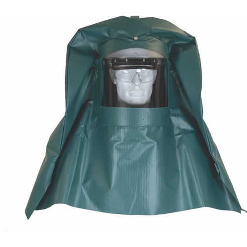 Chemical Splash Hood & Hard Cap with Chemical Resistant Face Shield Solutions industrielles ALPHA