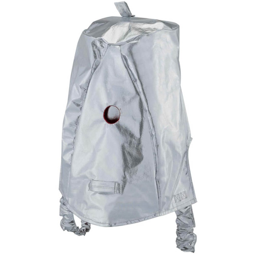 Cagoule r&eacute;fl&eacute;chissant la chaleur avec fen&ecirc;tre transparente dor&eacute;e Solutions industrielles ALPHA