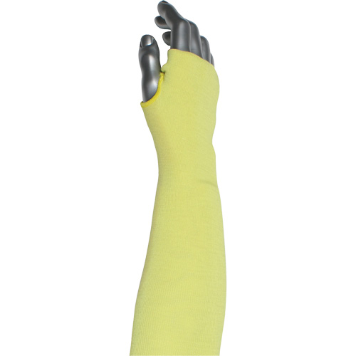 Kut Gard&reg; 2-Ply Cut-Resistant Sleeve with Thumb Hole, Aramid/ATA&reg;, 10", ASTM ANSI Level A6, Yellow Solutions industrielles ALPHA