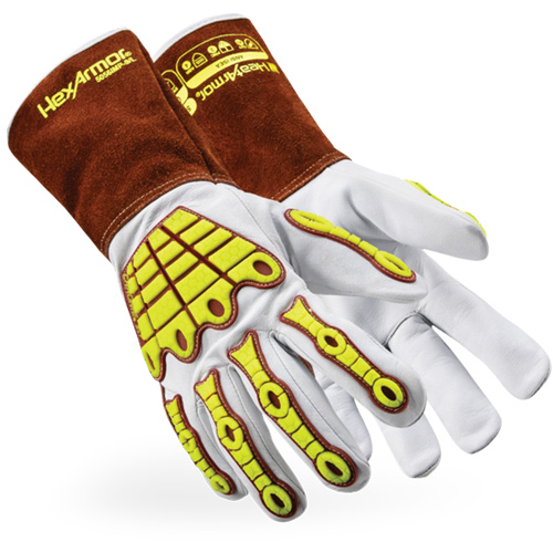 Gants de soudage 5056IMP HeatArmor, Cuir fleur de ch&egrave;vre, Taille T-Grand Solutions industrielles ALPHA