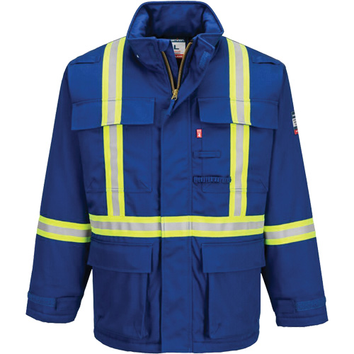 Parka dhiver isol&eacute;e 88/12 Bizflame, Bleu, Moyen (grande taille) Solutions industrielles ALPHA