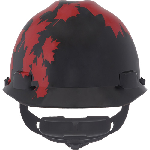 Casque sp&eacute;cialis&eacute; V-Gard, Suspension Rochet, Noir/Rouge Solutions industrielles ALPHA