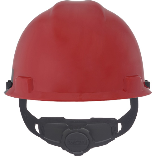 Casque sp&eacute;cialis&eacute; V-Gard, Suspension Rochet, Noir/Rouge Solutions industrielles ALPHA