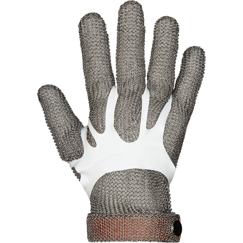 Gants en maille m&eacute;tallique MMG conformes aux normes alimentaires, Taille 2T-petit, Enveloppe en Acier inoxydable, ASTM ANSI niveau A9 Solutions industrielles ALPHA