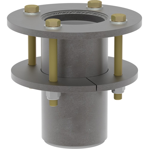 Socle de montage en acier inoxydable sur pont pour espace clos DBI-SALA Solutions industrielles ALPHA