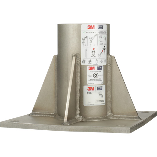 DBI-SALA&reg; Confined Space Floor Mount High Capacity Davit Mast Base, Stainless Steel Solutions industrielles ALPHA