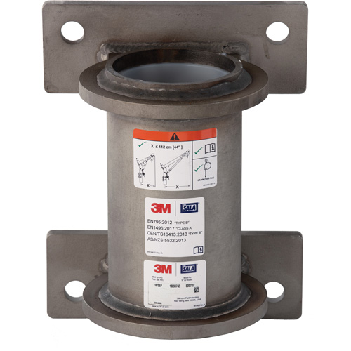 DBI-SALA&reg; Confined Space Wall Mount Base, Stainless Steel Solutions industrielles ALPHA