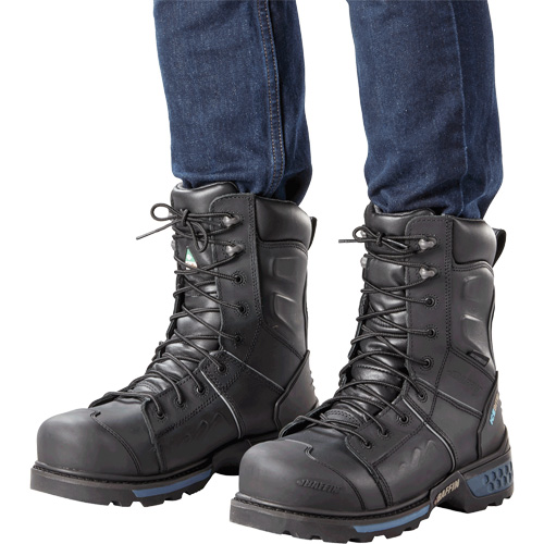Bottes de s&eacute;curit&eacute; Ice Monster pour hommes, Cuir, Semelle R&eacute;sistant aux perforations, Pointure 9-1/2 Solutions industrielles ALPHA