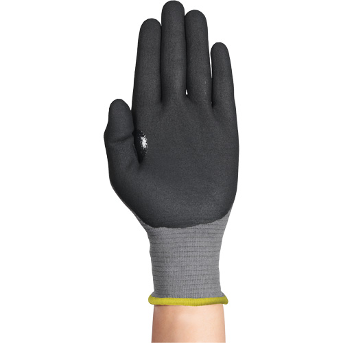 Gants r&eacute;sistants &agrave; la coupe HYFLEX 11-574, Taille 5/2T-petit, Calibre 21, Rev&ecirc;tement Mousse de nitrile, Enveloppe en Intercept, ASTM ANSI niveau A4/EN 388 niveau D Solutions industrielles ALPHA