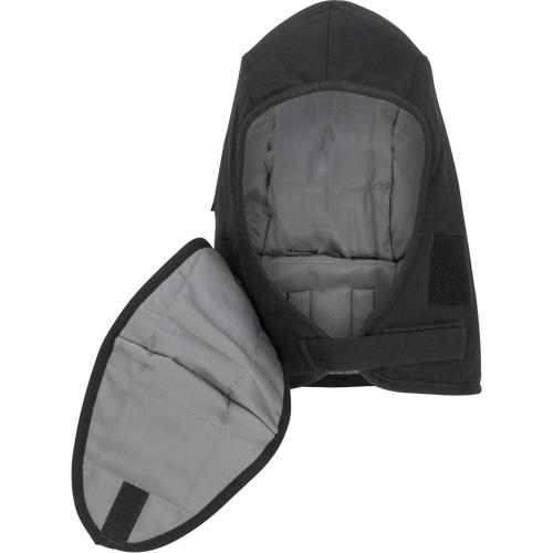 Doublure matelass&eacute;e ignifug&eacute;e Pioneer 766A pour casque de s&eacute;curit&eacute; avec embout buccal amovible, Noir/Gris, Coton/FR-Tech/Modacrylique/Nylon Solutions industrielles ALPHA