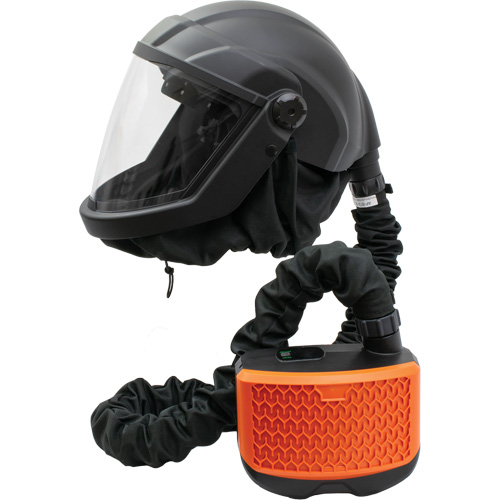 PEAKAIR DEFENDER Visor Powered Air-Purifying Respirator with Blower Kit, Facepiece Respirator, Lithium-Ion Battery Solutions industrielles ALPHA