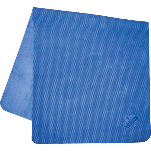 Serviette de refroidissement par &eacute;vaporation &eacute;conomique Chill-Its 6601, Bleu Solutions industrielles ALPHA