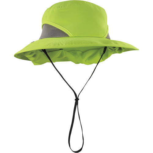 Chapeau de garde forestier 8934 Chill-Its avec prot&egrave;ge-nuque, grand/tr&egrave;s-grand, Lime haute visibilit&eacute; Solutions industrielles ALPHA