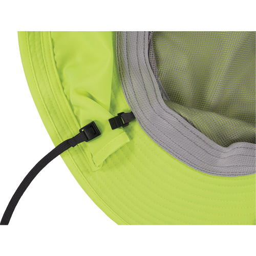 Chapeau de garde forestier 8934 Chill-Its avec prot&egrave;ge-nuque, grand/tr&egrave;s-grand, Lime haute visibilit&eacute; Solutions industrielles ALPHA