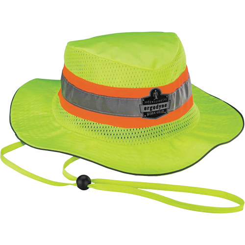 Chapeau de soleil de garde forestier de refroidissement en microfibre Chill-Its 8935MF, 2T-grand/3T-grand, Lime haute visibilit&eacute; Solutions industrielles ALPHA