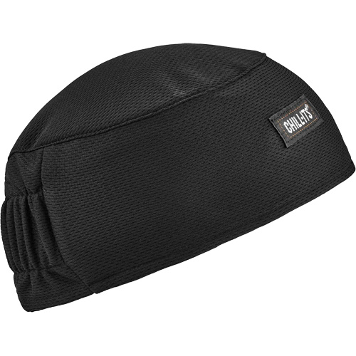 Chill-Its 6630 High-Performance Skull Cap with Terry Cloth Sweatband, Black Solutions industrielles ALPHA