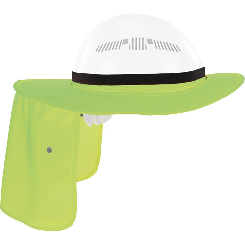 Chill-Its 6661 Universal Hard Hat Brim with Neck Shade, Hi-Vis Lime Solutions industrielles ALPHA