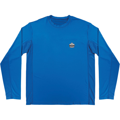 Chill-Its 6689 Cooling Long Sleeve Sun Shirt with UV Protection, Blue, Small Solutions industrielles ALPHA