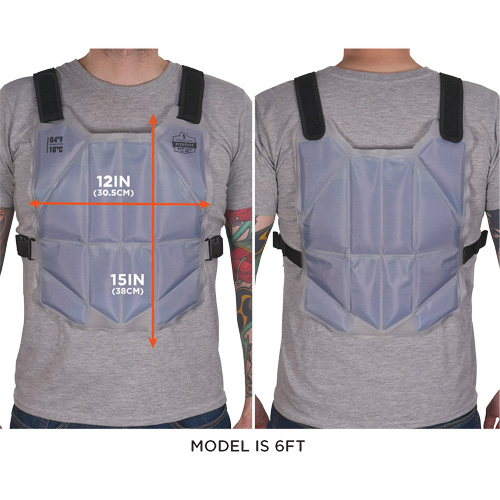 Veste de refroidissement de changement de phase Chill-Its6210, Taille unique, Bleu Solutions industrielles ALPHA