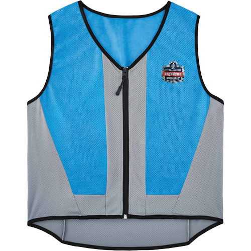 Chill-Its 6667 Wet Evaporative Cooling Vest with Zipper Closure, 2X-Large, Blue Solutions industrielles ALPHA