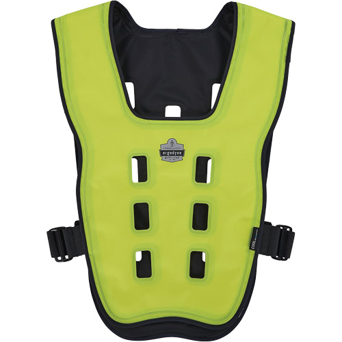 Chill-Its 6685 Dry Evaporative Cooling Vest with Zipper Closure, X-Small, High Visibility Lime-Yellow Solutions industrielles ALPHA