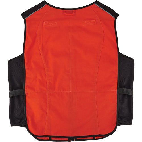 Chill-Its 6260 Lightweight Phase Change Cooling Vest with Rechargeable Packs, Large/X-Large, Orange Solutions industrielles ALPHA