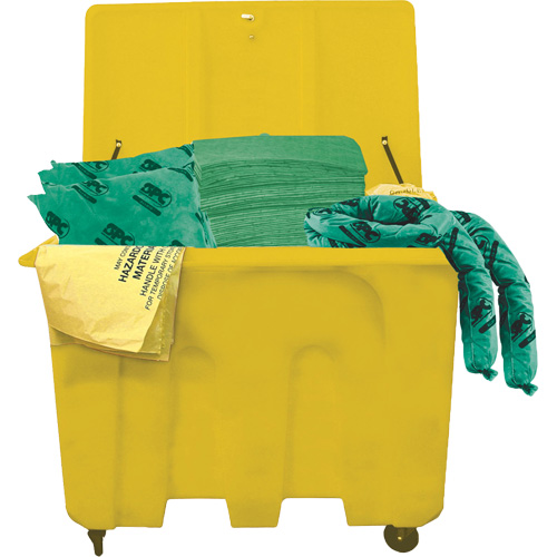 SPC&reg; HazWik&reg; Chemical Truck Spill Kits, Hazmat, Bin, 160 US gal. Absorbancy Solutions industrielles ALPHA