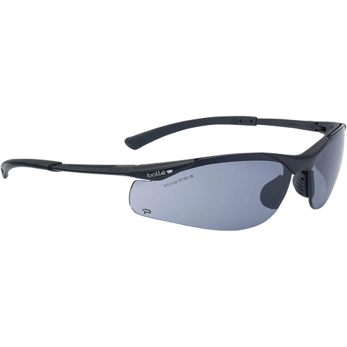 Contour BSSI Safety Glasses, Brown/Smoke Lens, Anti-Fog/Anti-Scratch, ANSI Z87+ Solutions industrielles ALPHA