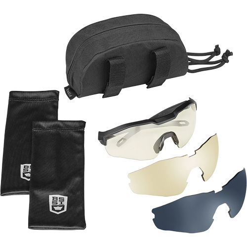 MY6 Safety Glasse Eyeshield Kit, Clear/Copper/Smoke Lens, Anti-Fog/Anti-Scratch, ANSI Z87+ Solutions industrielles ALPHA