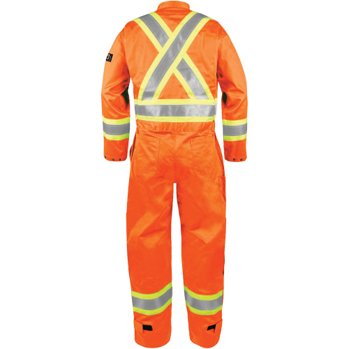 High-Visibility Fire-Resistant Coveralls, Size 3X-Large, Orange Solutions industrielles ALPHA