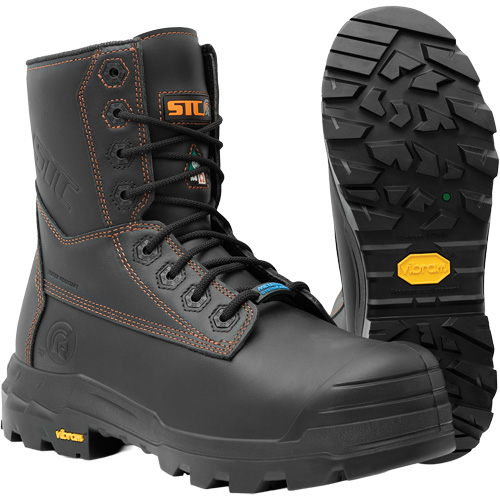 Bottes de travail Metpro Flex avec protecteur m&eacute;tatarsien, Cuir, Taille 7, Imperm&eacute;able Solutions industrielles ALPHA