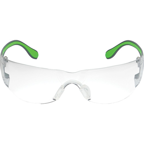 Lunettes de s&eacute;curit&eacute; gris/vert Adapt Lite, Lentille Transparent, Antibu&eacute;e/Anti-&eacute;gratignures, ANSI Z87+/R&eacute;pond ou surpasse la norme CSA Z94.3 Solutions industrielles ALPHA