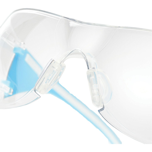 Adapt Lite Blue/White Safety Glasses, Clear Lens, Anti-Fog/Anti-Scratch, ANSI Z87+/Meets/Exceeds CSA Z94.3 Solutions industrielles ALPHA