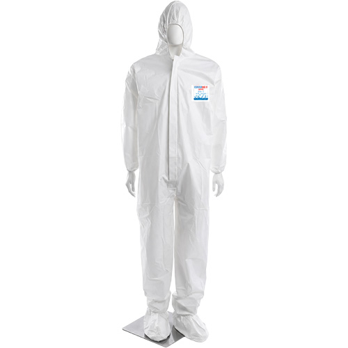 Combinaison XP1800 CoverMe, 5T-Grand, Blanc, Micropore Solutions industrielles ALPHA