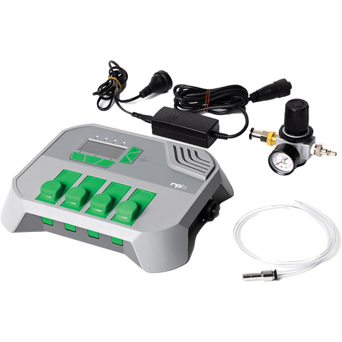 Moniteur de gaz GX4 avec cartouche CO de 5 ppm et ensemble d'adaptateur d'alimentation Solutions industrielles ALPHA
