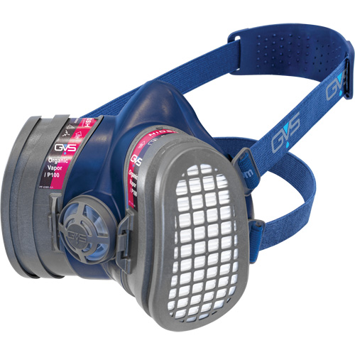 Elipse&reg; Low Profile OV/P100 NIOSH Respirator with Replacement Filters, Elastomer/Thermoplastic, Medium/Large Solutions industrielles ALPHA