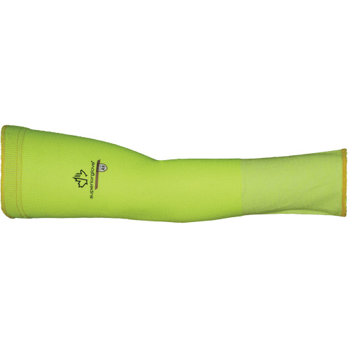 Max KTX1HV Cut-Resistant Sleeve, Medium, TenActiv, 18", ASTM ANSI Level A9, High Visibility Yellow Solutions industrielles ALPHA